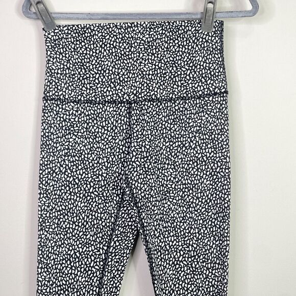 Lululemon Wunder Under Hi-Rise Crop Miss Mosaic Luon Leggings Women's Size 8 - Picture 6 of 9